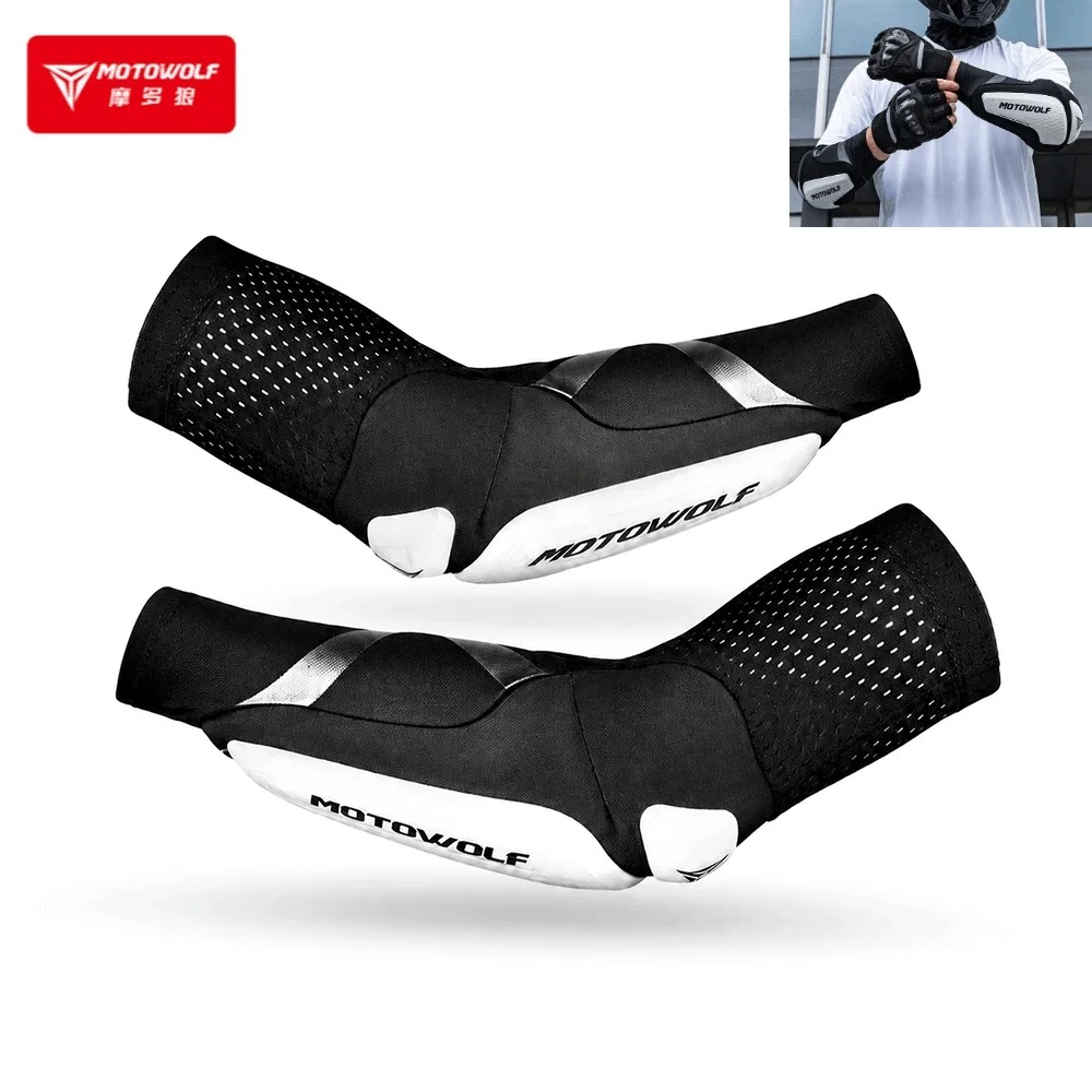 Mountain Biking Elbow Pads - Мотоциклетные налокотники, эластичные, дышащие, защита для